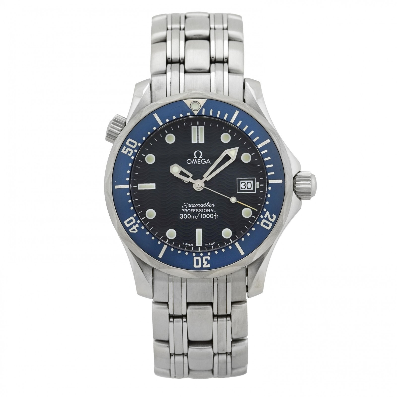 OMEGA Seamaster Professional Diver 2561.80.00 Quartz Blue Dial Men