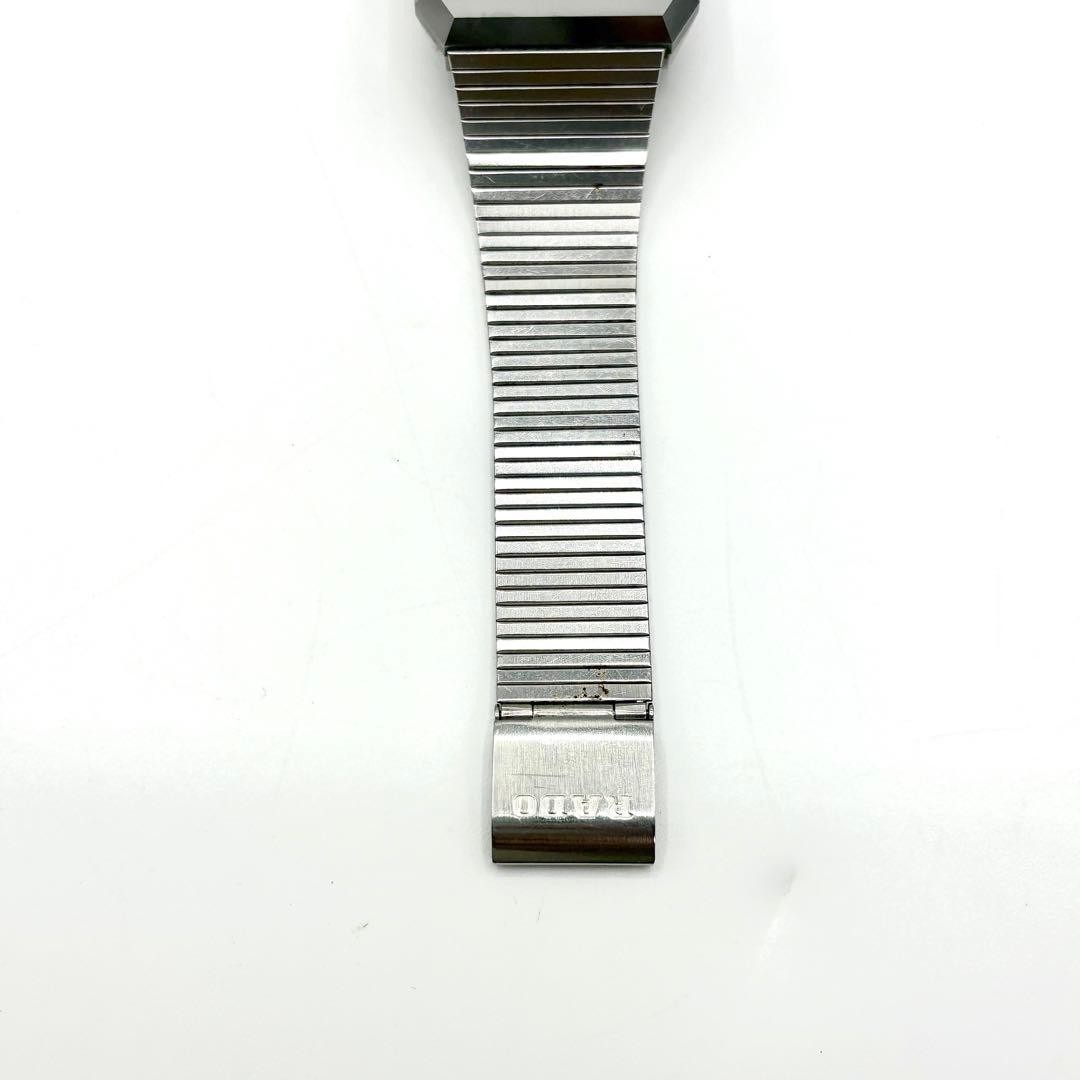 Rado DiaStar 104.0118.3 Quartz Black Dial Vintage Mens Watch Japan