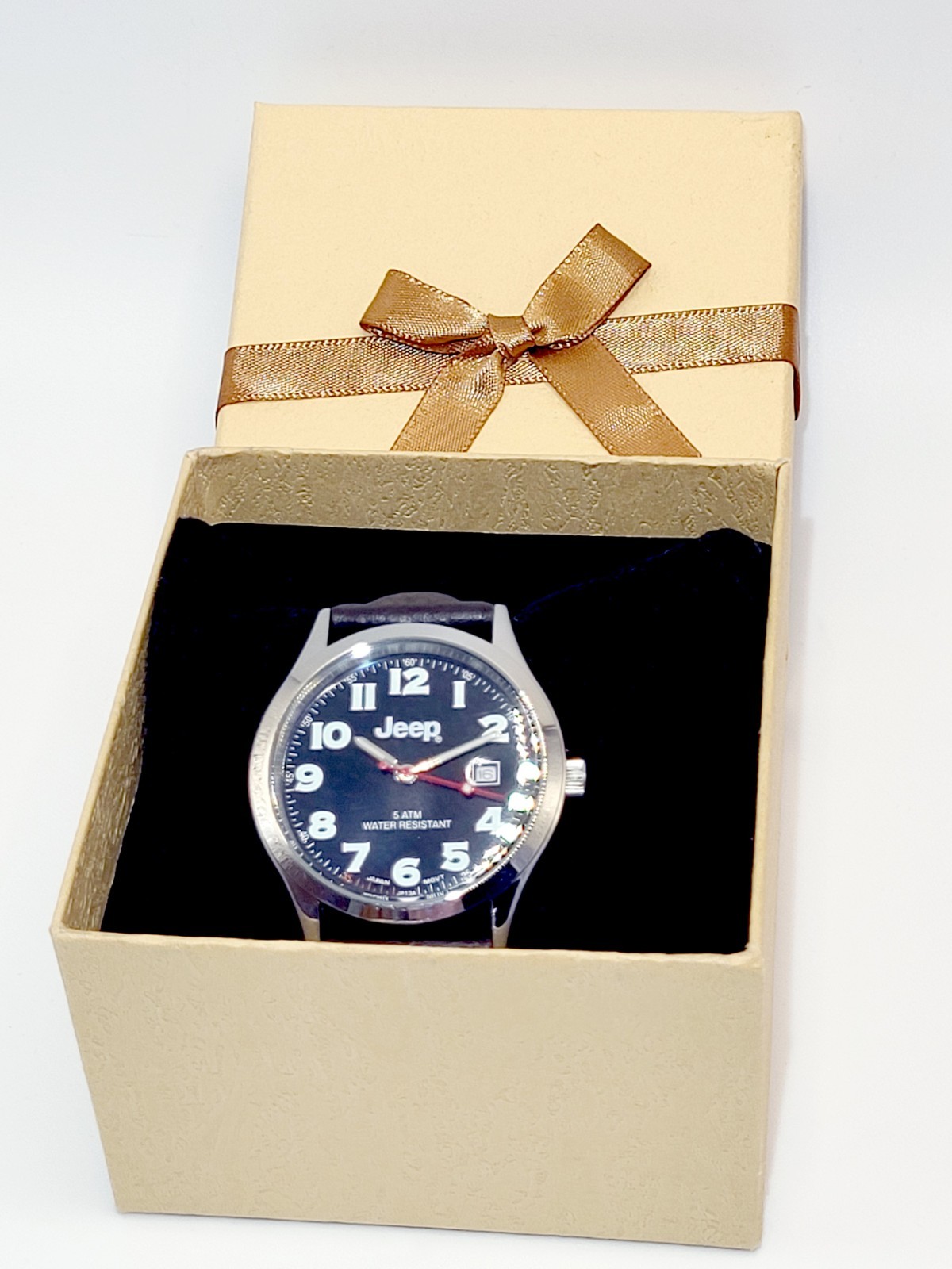 WORKS [N. MINT] 2002 JEEP® QUARTZ 38mm Vintage Unisex Watch Japan Made New Batt