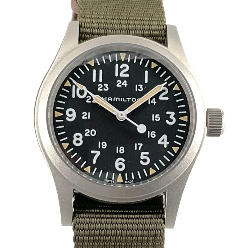 Used HAMILTON H69439931 H694390 khaki field MECHANICAL k3100062927400043