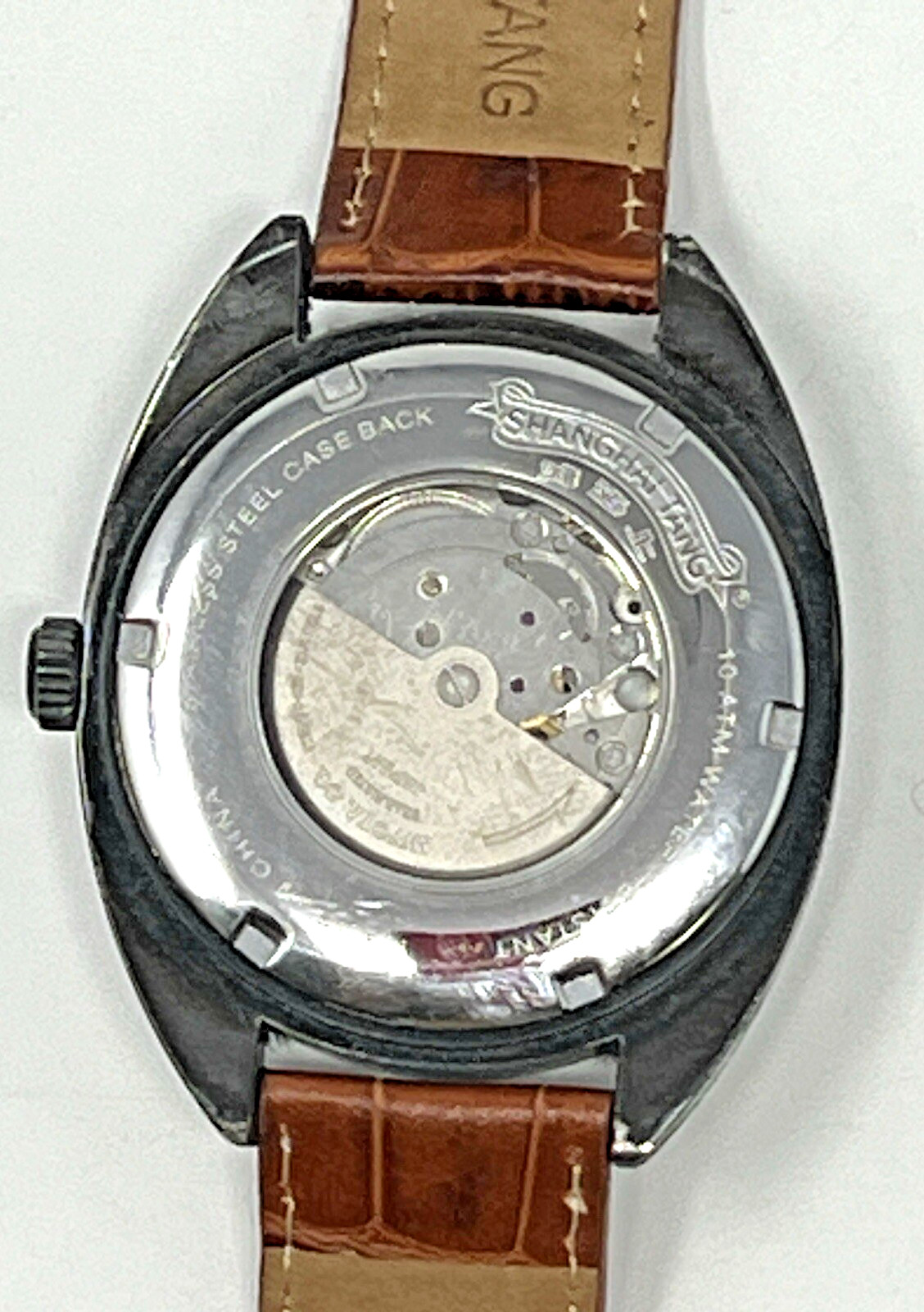 SHANGHAI TANG 21 Jewels Water Resistant Automatic Chinese Navy Watch