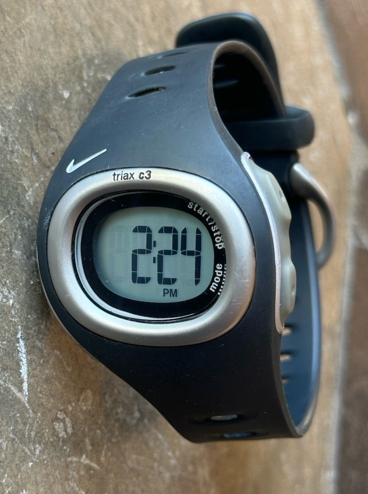 Nike Triax C3 Men SM0013 Sport Rubber Band Quartz Digital 41mm Watch 8 1/4″