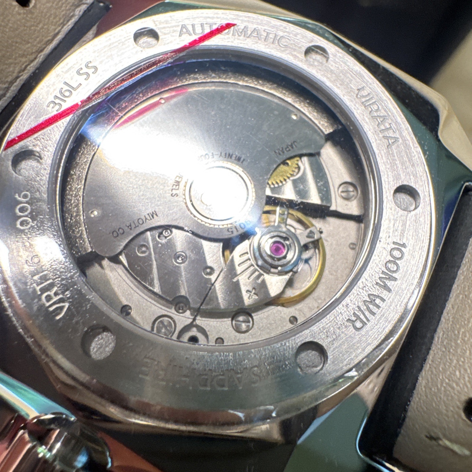 Virata VRT Automatic Men’s Watch – Silver/White Dial Angular Case Miyota 9015