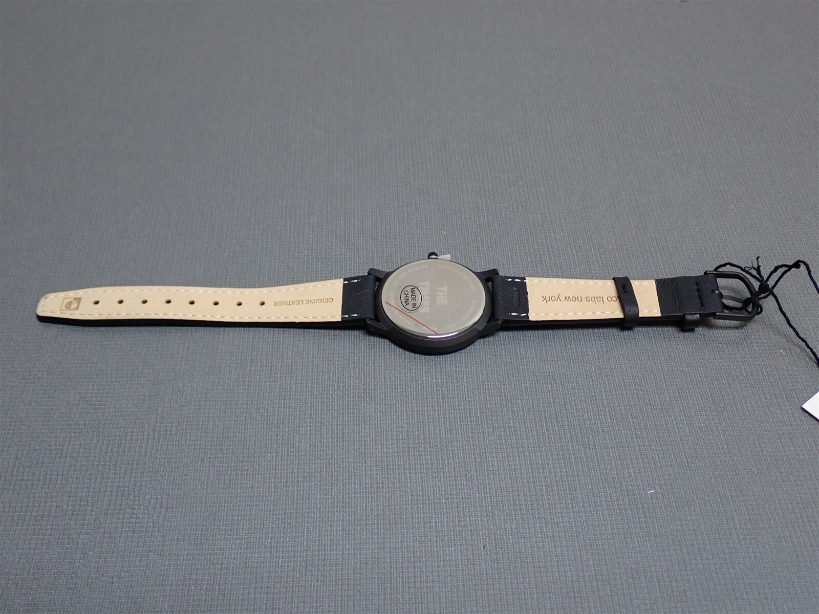 NEW Projects Watches PJT-7503 No Time Wasted 40mm Black Leather Band Watch