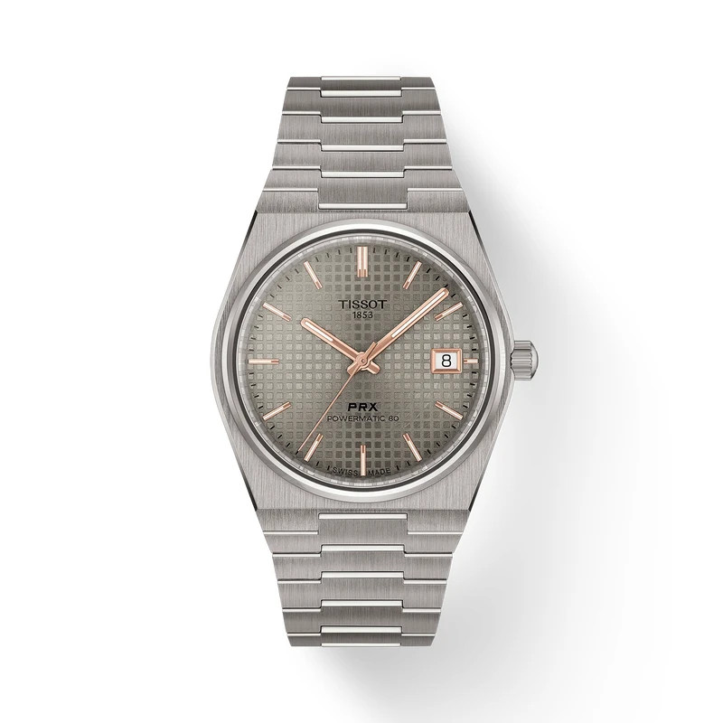 Tissot PRX Titanium 38mm Anthracite Dial Stainless Steel Watch T1378074406100