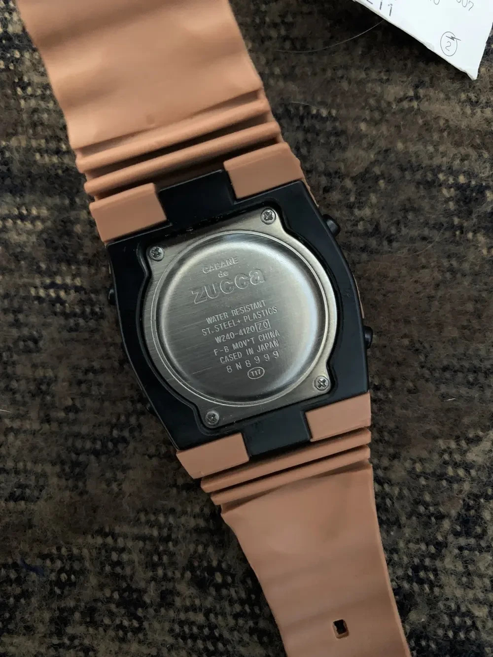 90s CABANEdeZUCCA by Issey Miyake Leopard Animal Print Watch