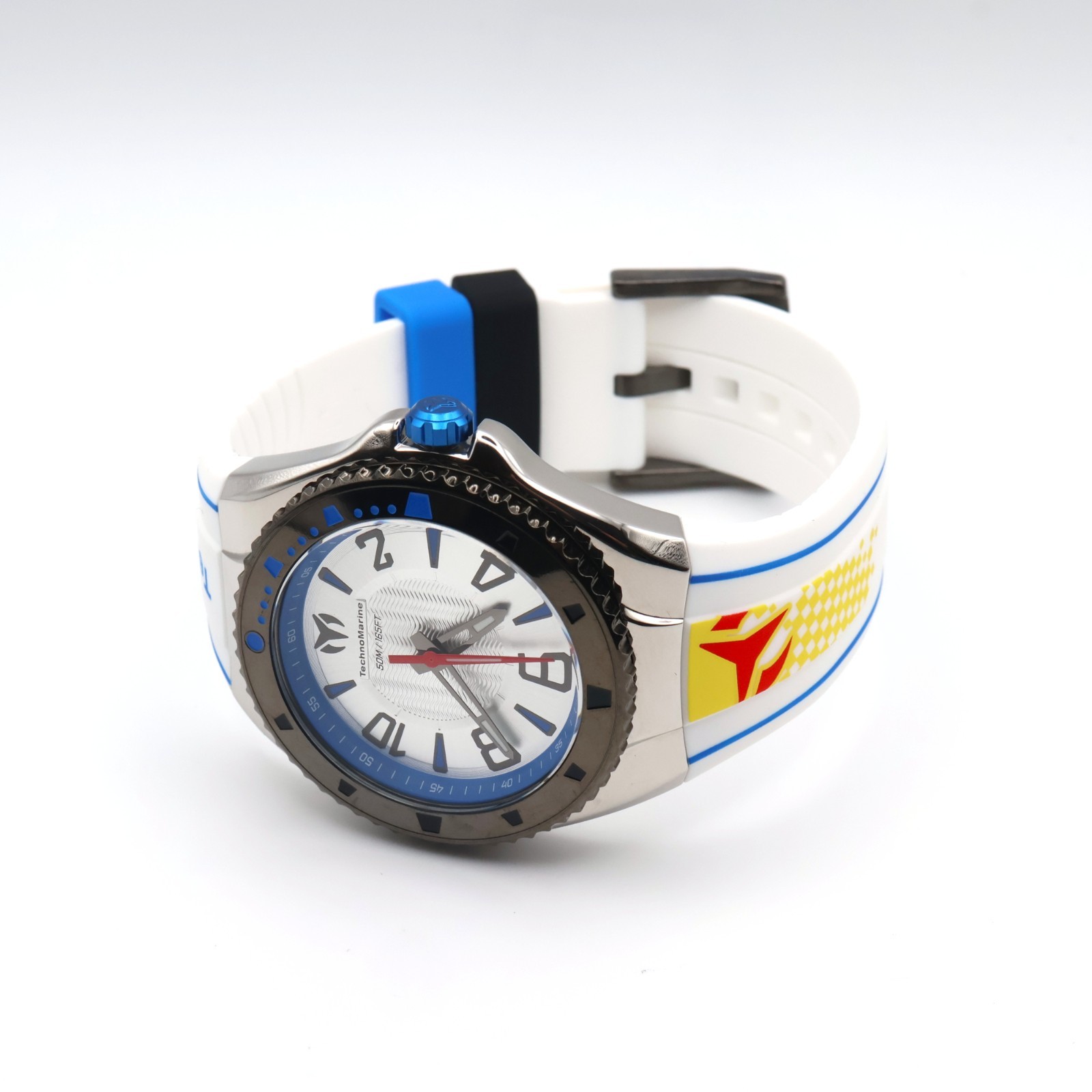 TechnoMarine TM-525013 (Ref 12735) Racing Legends 44mm Silver Case Quartz Sport