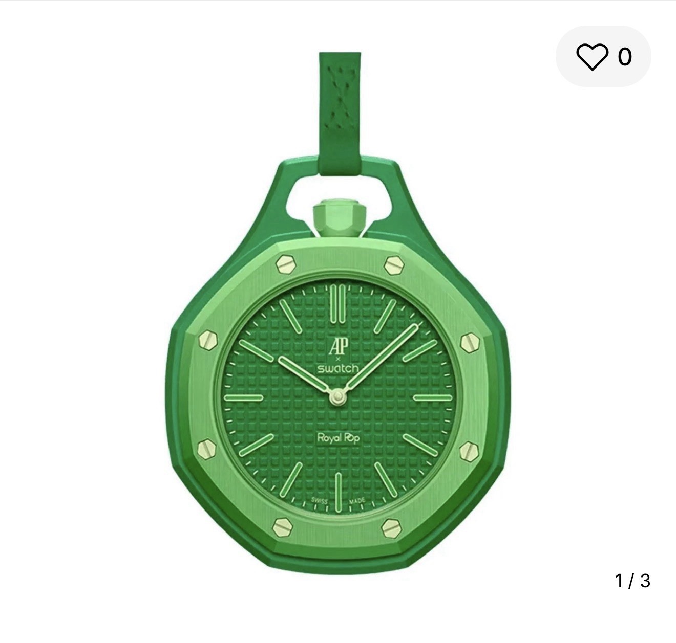 Swatch x Audemars Piguet Royal Pop AP Green Eight