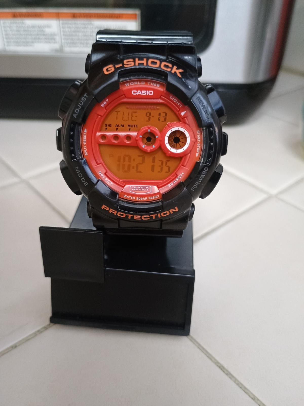 Casio G-Shock GD-100HC 3263 Black Orange Men’s Wristwatch Used