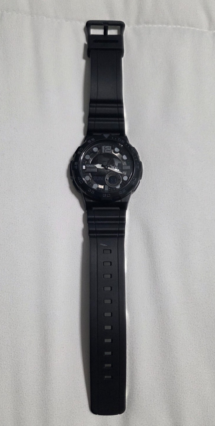 Casio Men’s AEQ100W-1B Classic Analog Digital Display Quartz Black Watch