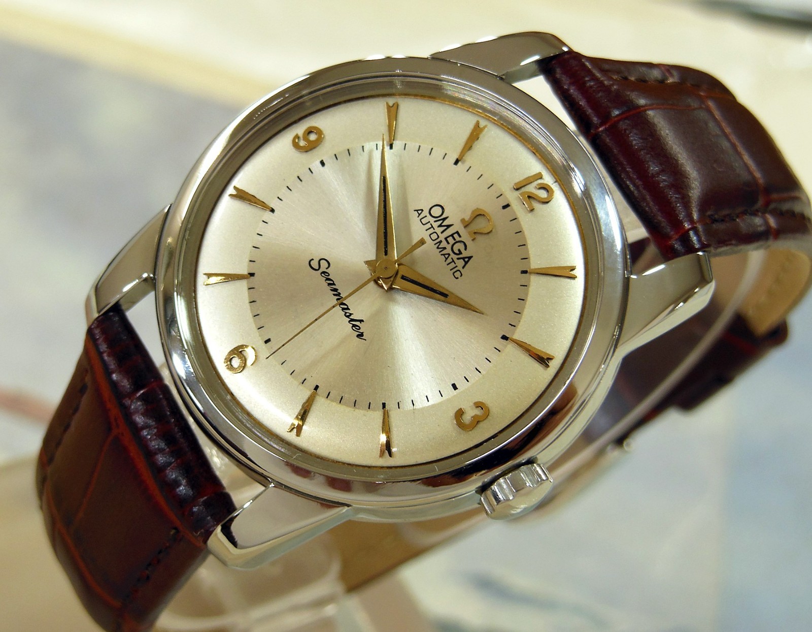 1955 Vintage OMEGA Seamaster Automatic, Stunning Dial, Serviced / warranty