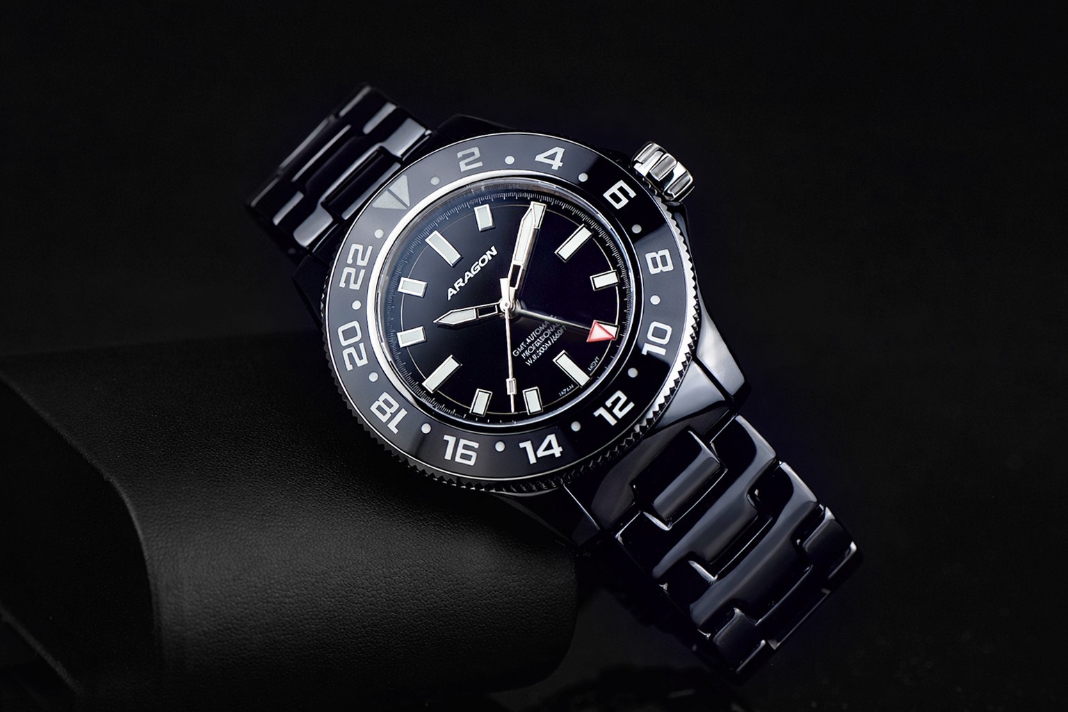 ARAGON A618BLK Hercules GMT 9075 (50mm)