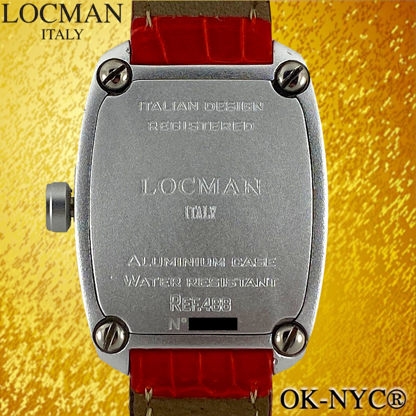 LOCMAN DIAMOND REF 488 Diamonds Bezel Quartz Women’s Watch 32 mm x 43 mm