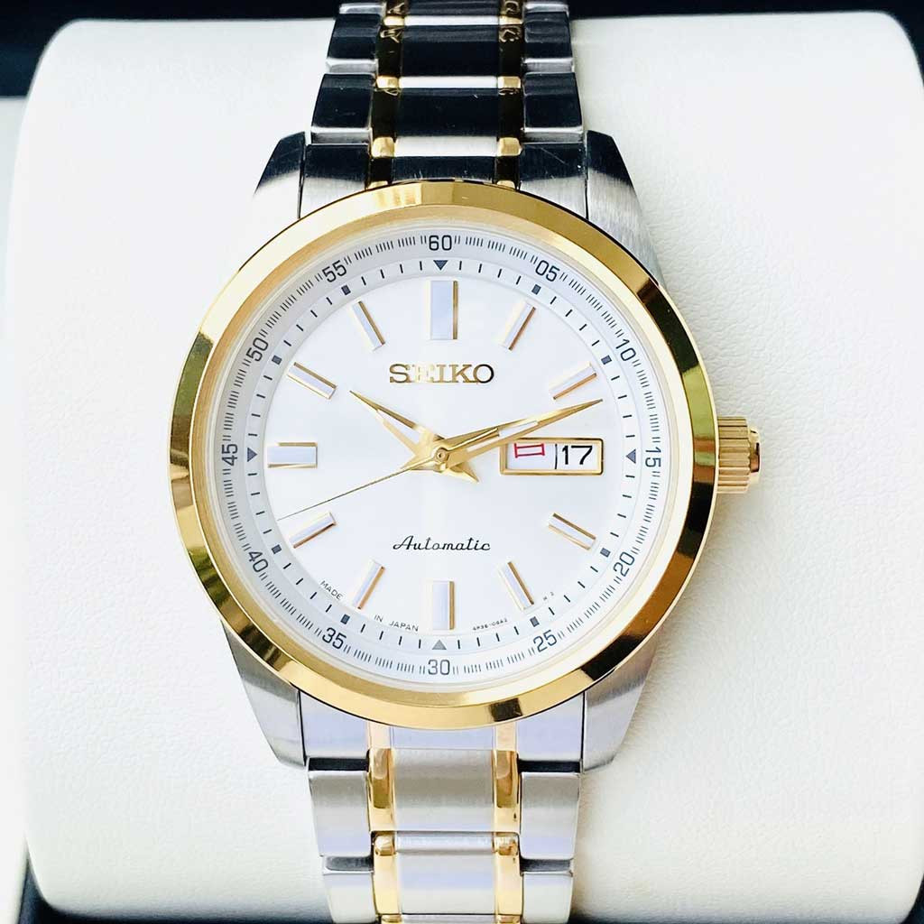 Seiko Automatic White Dial Date Day Indicator SARV004 Men’s Watch