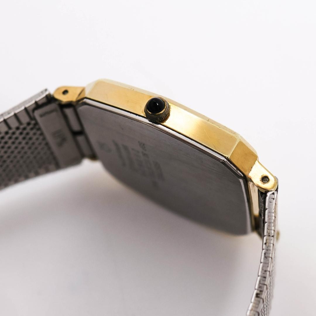 Working SEIKO Dolce wristwatch gold SGP30 square 2985