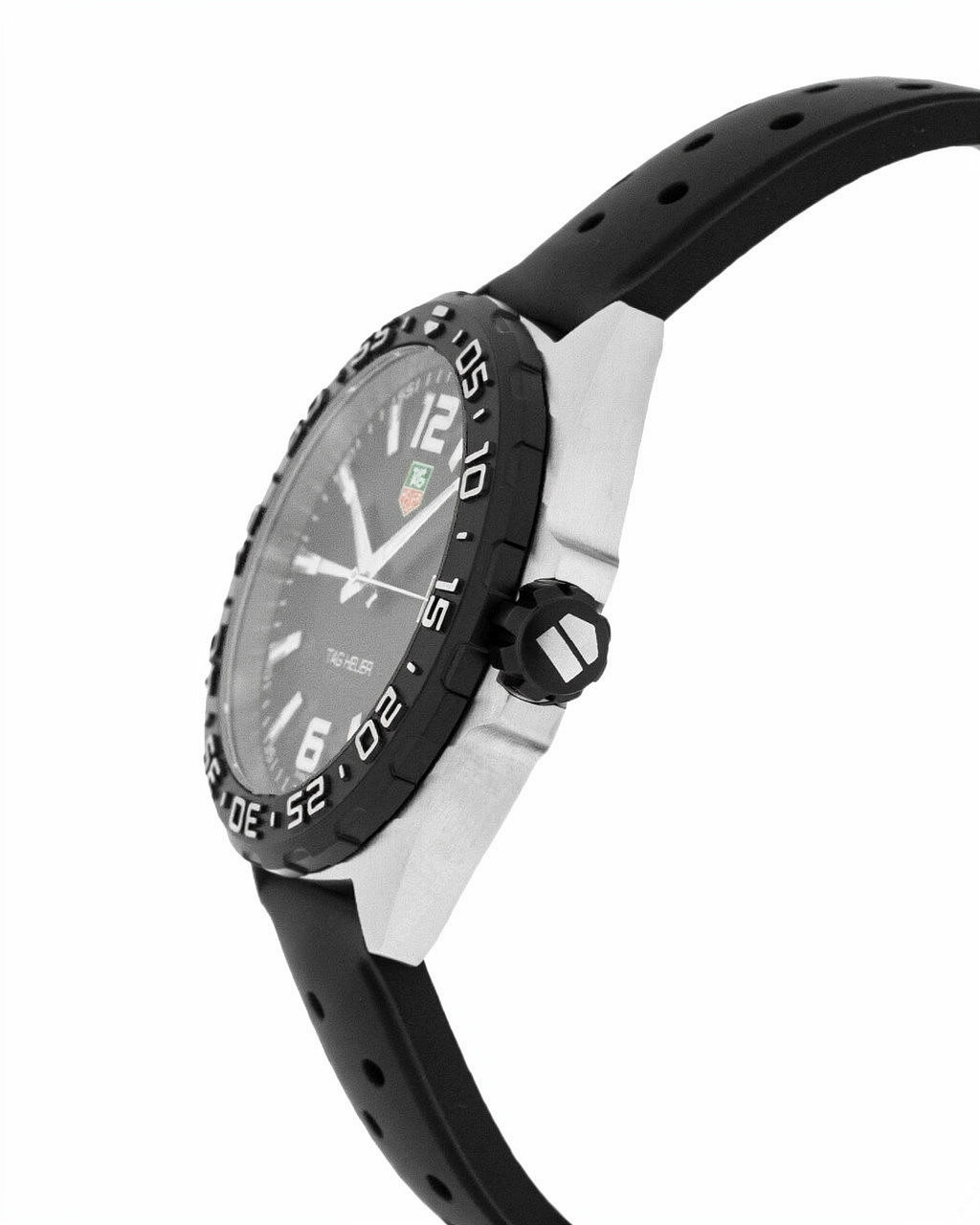 TAG HEUER Formula-1 Black Dial Rubber Band Men’s Watch WAZ1110.FT8023