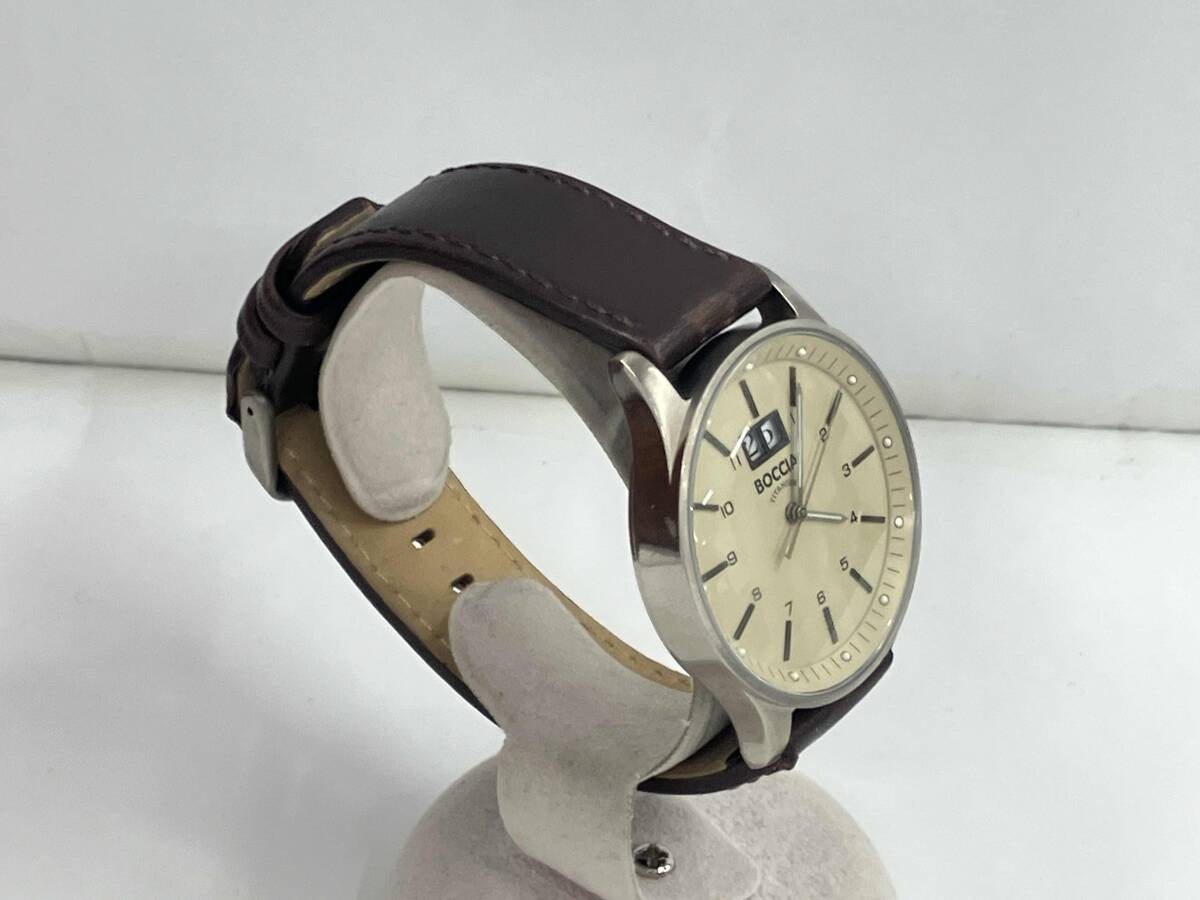 BOCCIA 3511 02 Titanium Watch Timepiece Quartz 3 Hand Stainless Steel Case