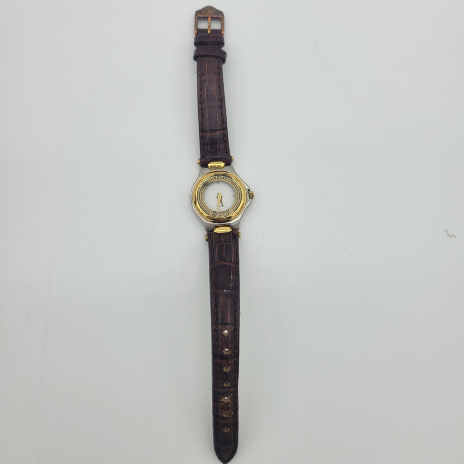 Paolo Gucci Watch NOT WORKING with Leather Straps