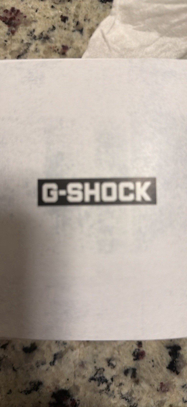 Casio G-SHOCK Black/Gold Analog-Digital Quartz 200m Resin Watch w/ Box