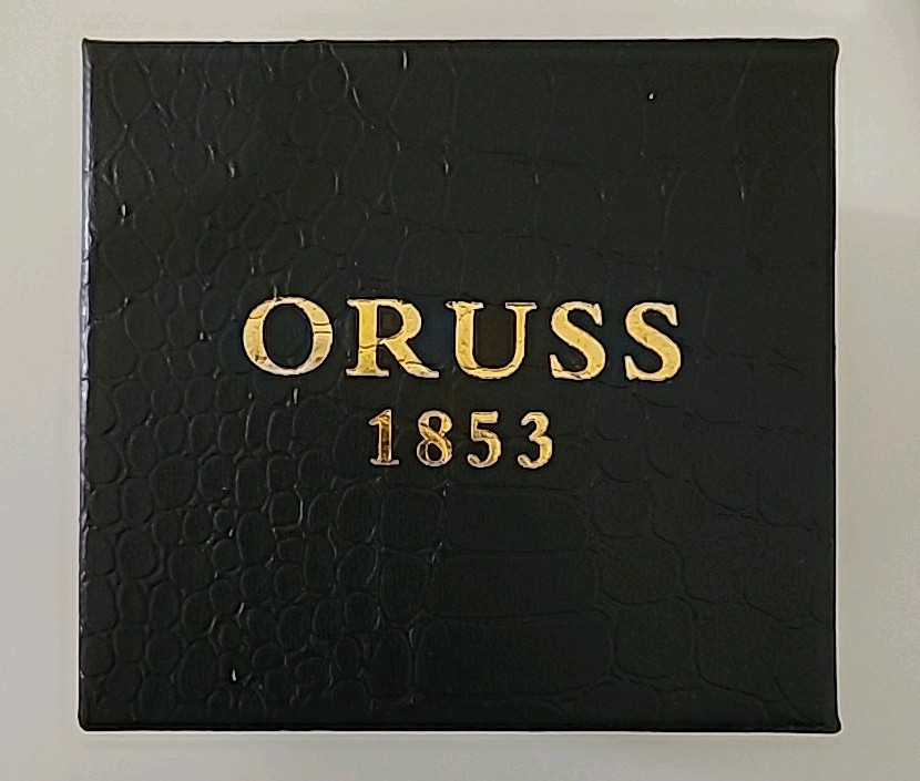 Oruss 1853 Men’s Blue Face Stainless Steel Watch Analog Quartz New
