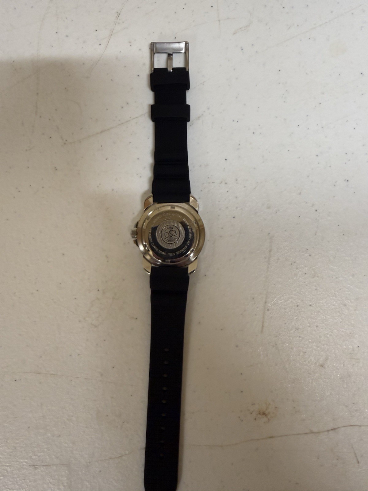 Esquire ESQ Swiss Submersible 100m Quartz Diver, Rotating Bezel, Date