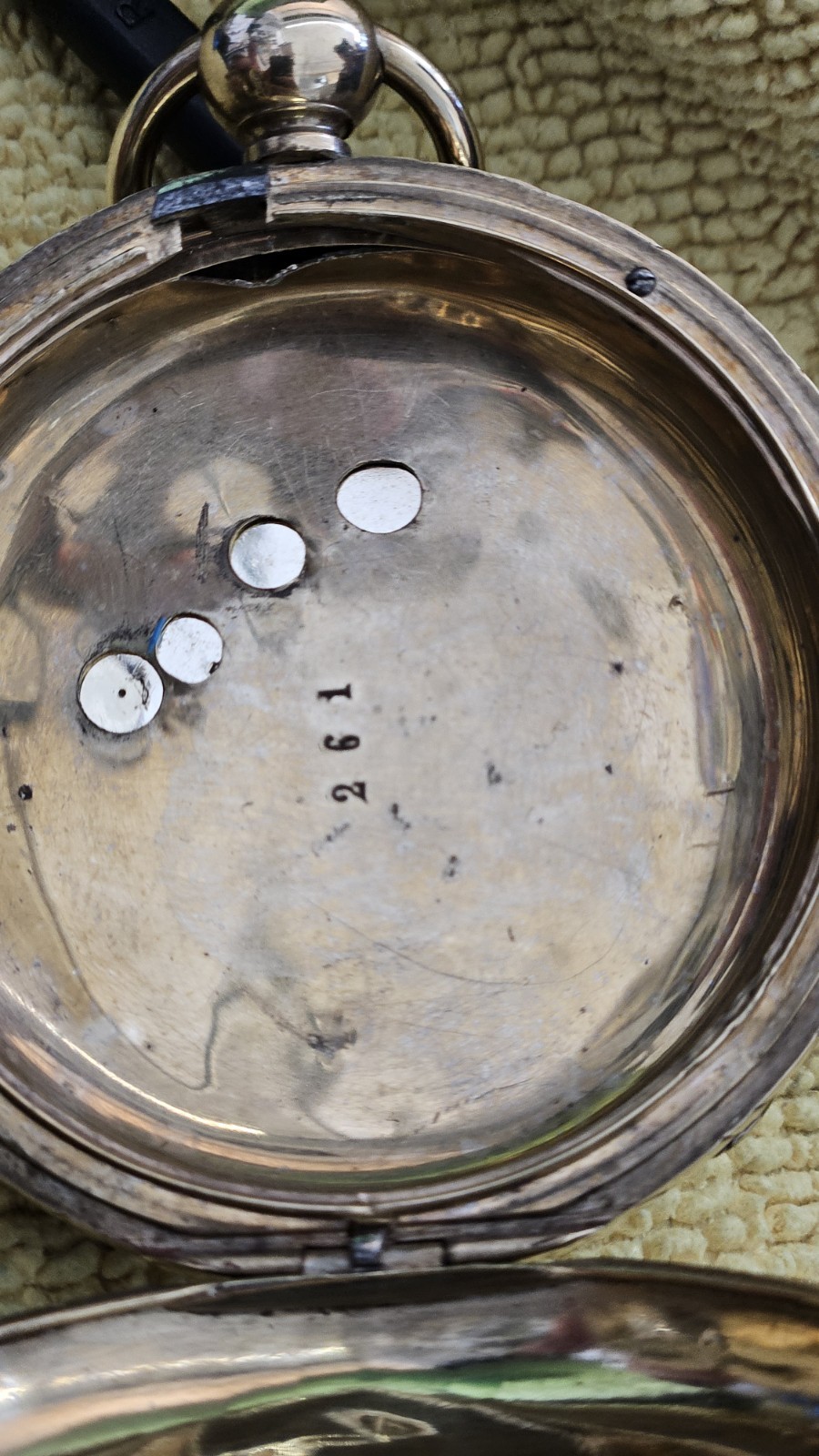 Antique duplex pocket watch movement, For Chineese Emperors, Rare Rolled Gold
