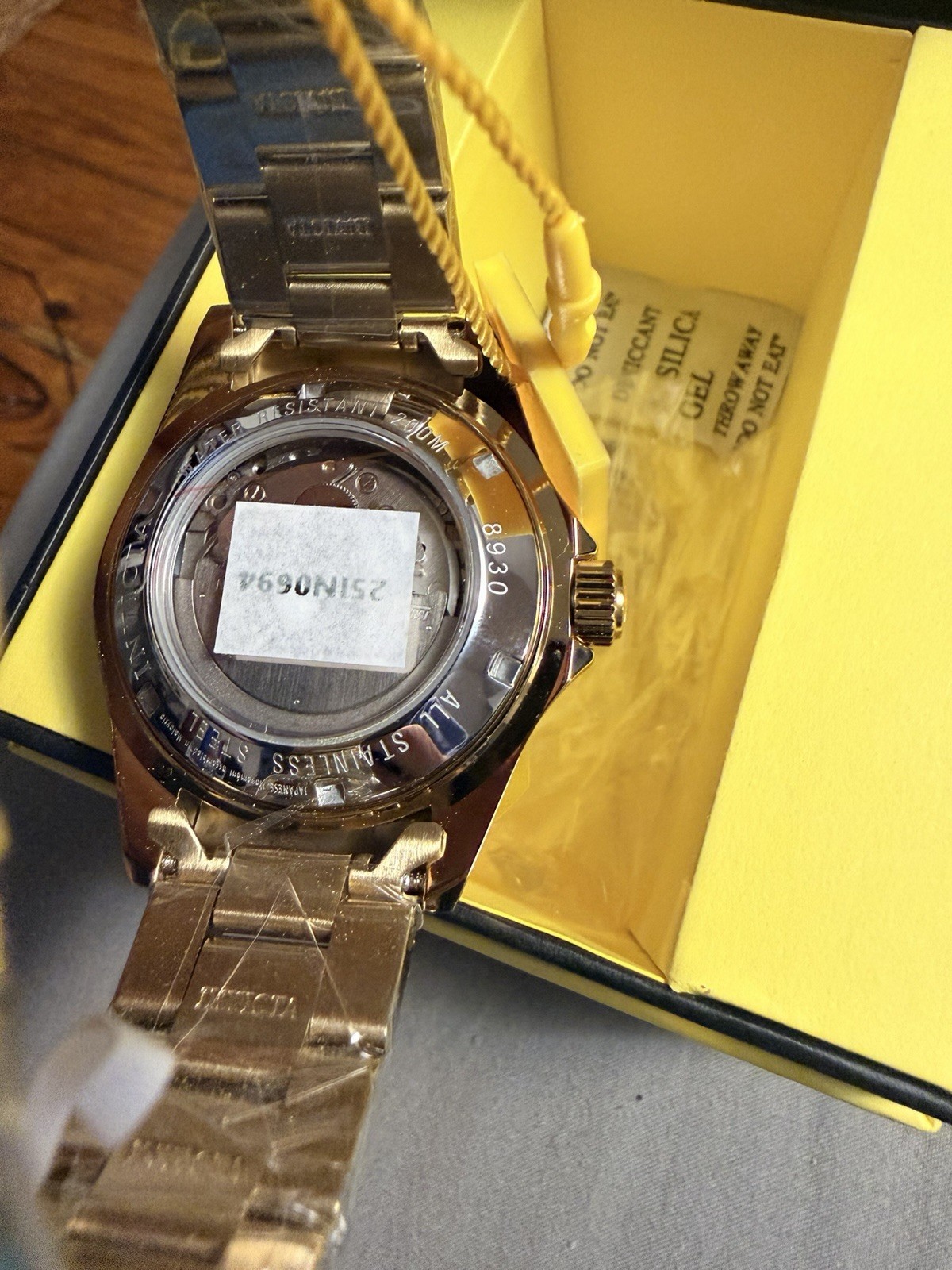 Invicta Pro Diver Men’s Automatic Wristwatch 40mm Blue Dial Gold SS w/ Box