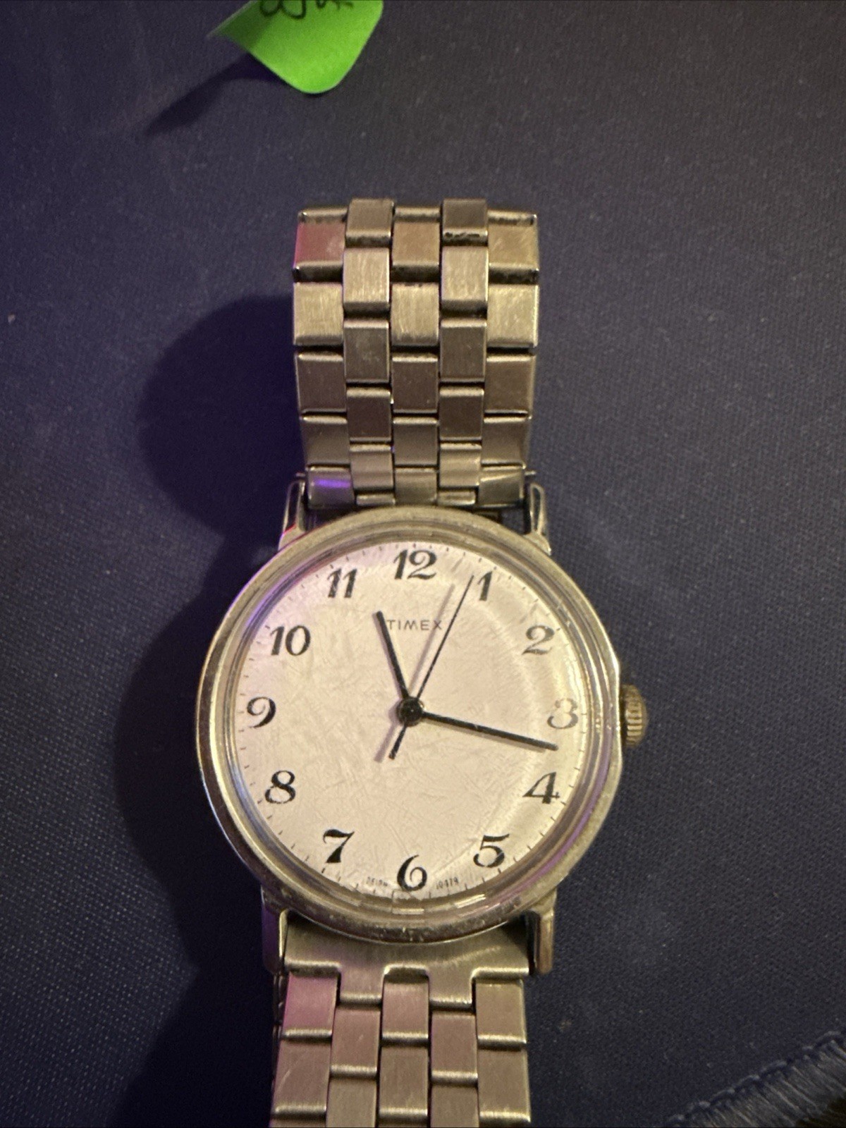 Vintage 1979 Timex Marlin Mens Mechanical Wrist Watch-Needs Battery Changed