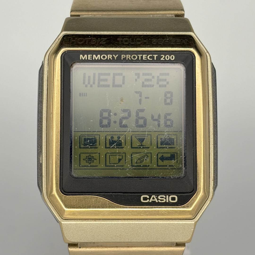 CASIO Data Bank VDB-2000 Touchscreen Quartz Watch