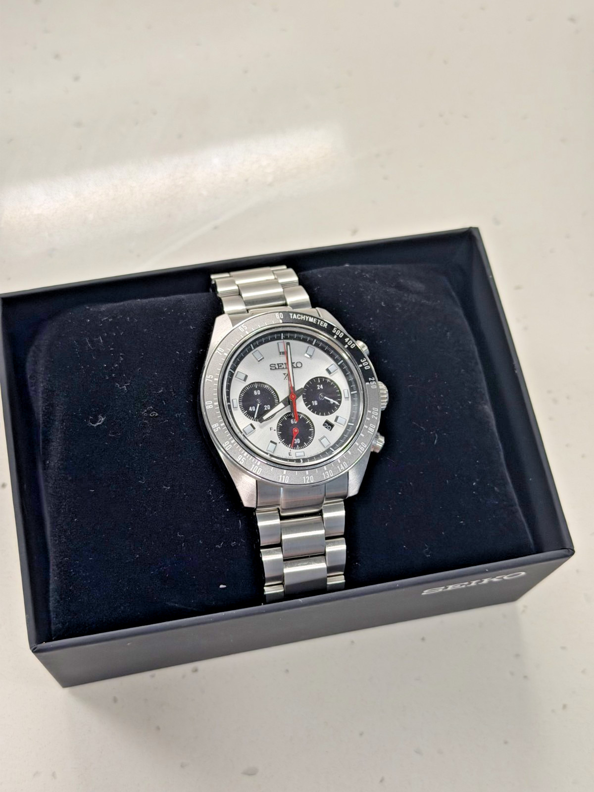 Seiko Speedtimer Silver Men’s Watch – SSC911P1