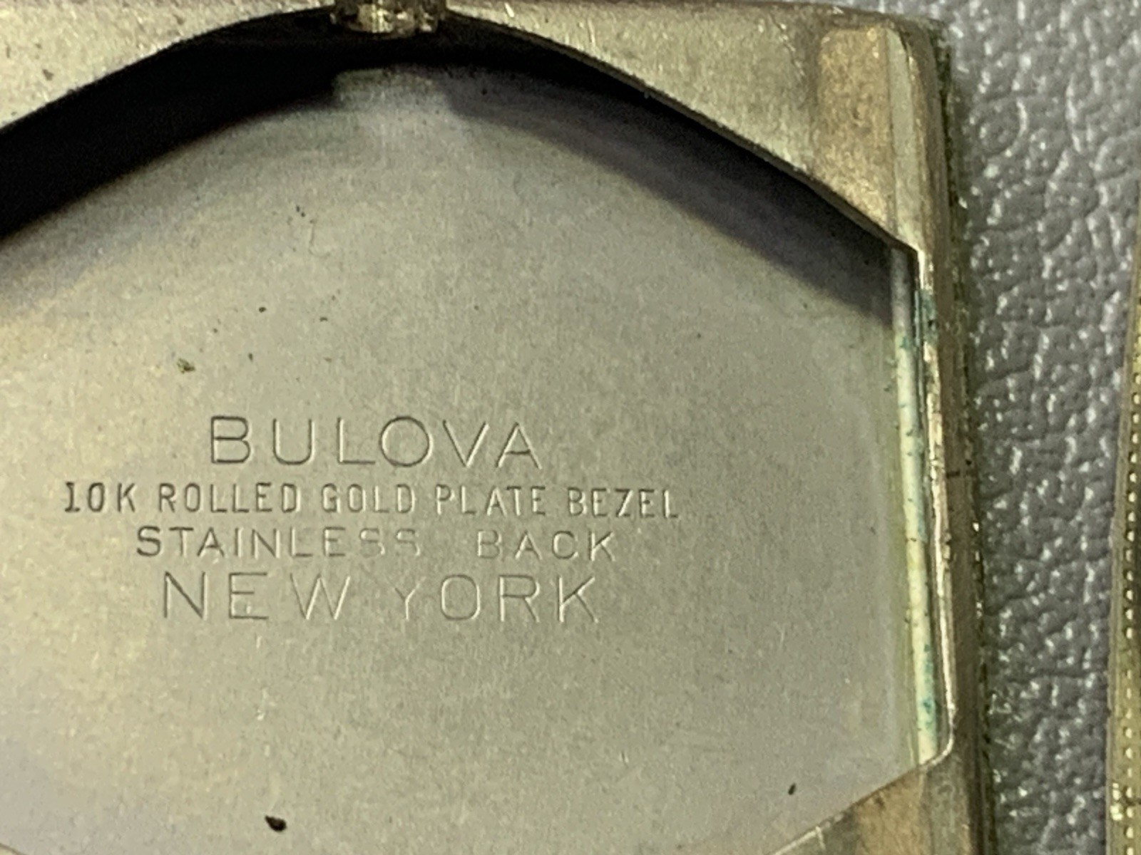 Vintage BULOVA watch, model 8AC, 17j, 10K RGP Bezel ,RUNNING