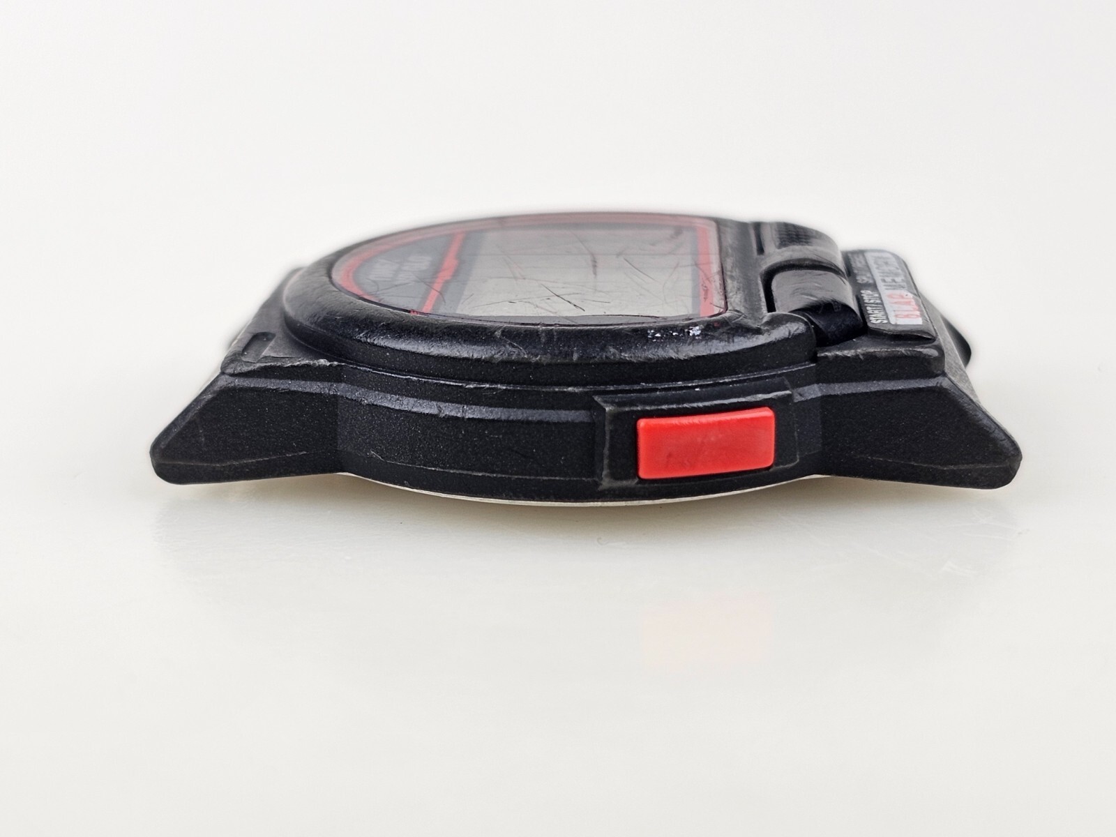 Timex Triathlon Indiglo 8 Lap B9 1994 Black/Grey & Red Wristwatch Tested Working