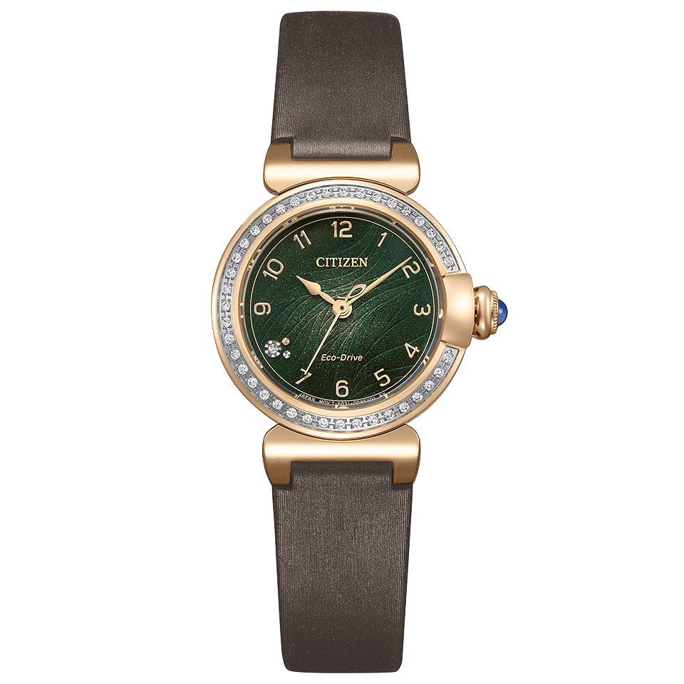Citizen L EM1123-62X Quartz Green Dial 26 mm Watch