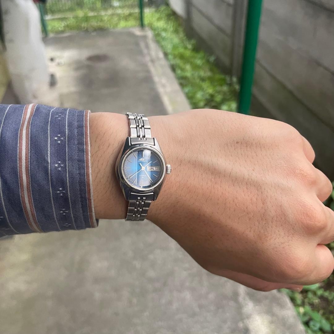 [Working] SEIKO Automatic Wristwatch, 1974 Model, Sapphire Glass