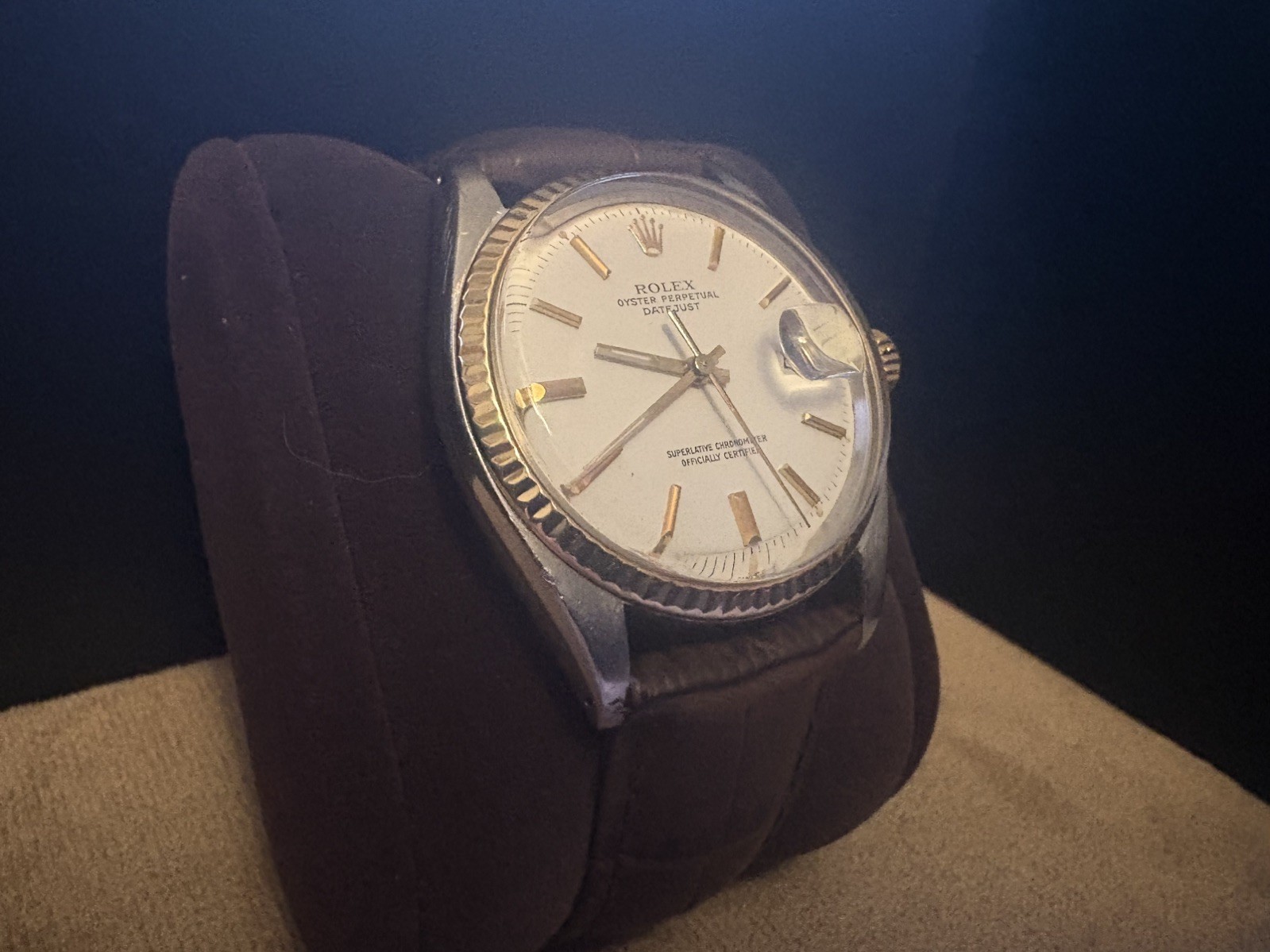 Rolex Datejust 1601 – Two Tone – White Pie Pan Dial – With Rolex Service Papers