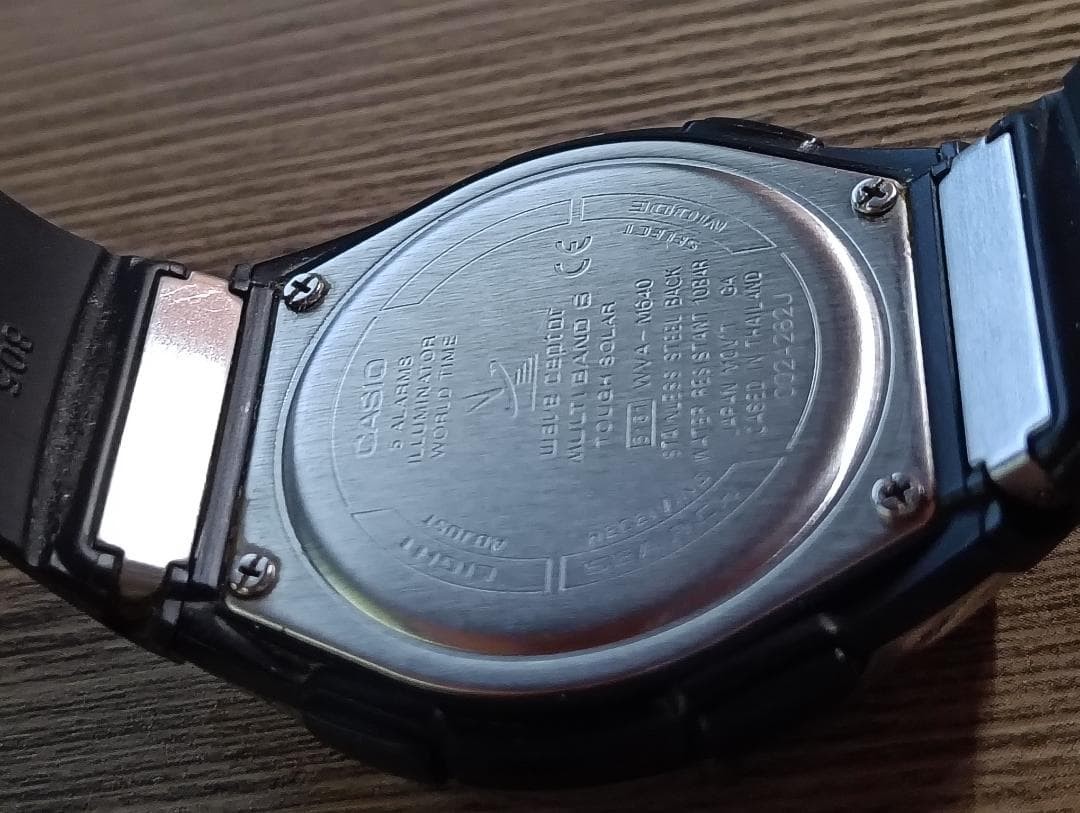 CASIO Wave Ceptor Solar Radio-Controlled Watch WVA-M640④