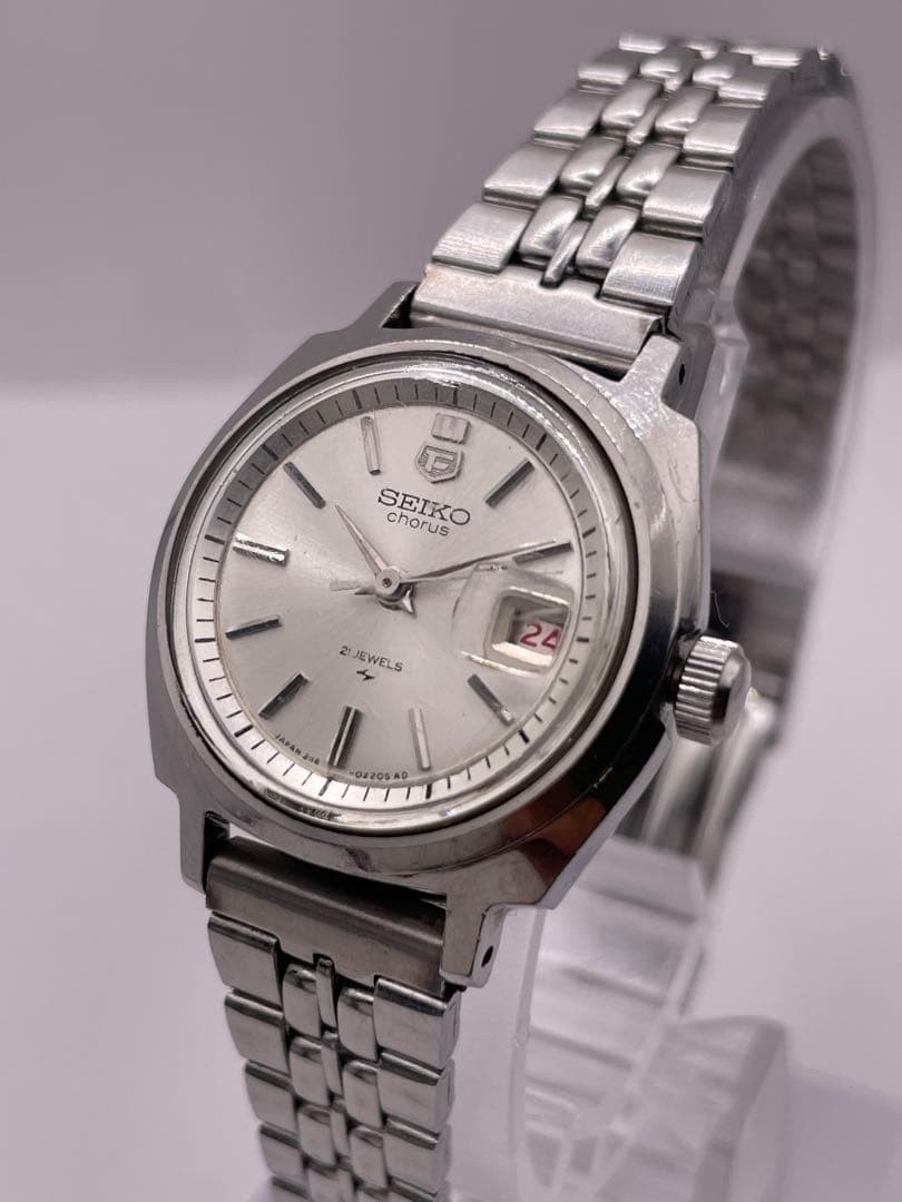 SEIKO Chorus 2118-0260 Manual Wind Silver Women’s Watch