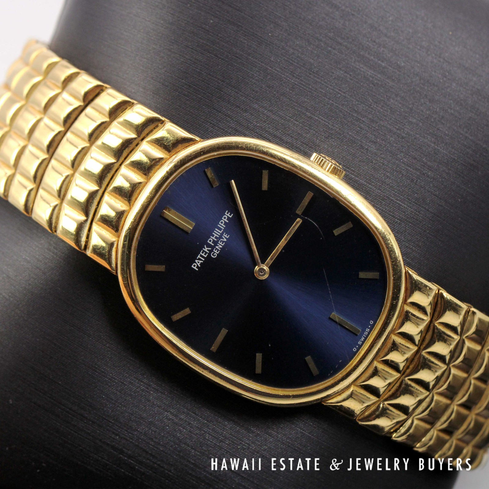 Patek Philippe Golden Ellipse 3848 18K Yellow Gold Men’s Watch Circa 1998