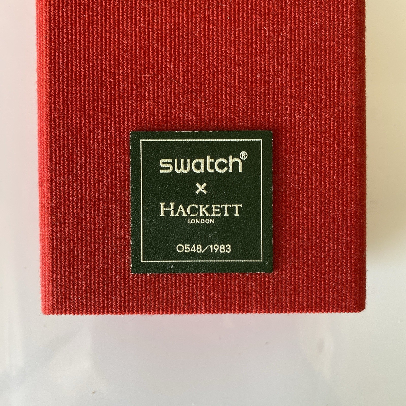 Swatch x Hackett London Sistem51 Irony Auto LE 548/1983 NIB SUTZ405S Box