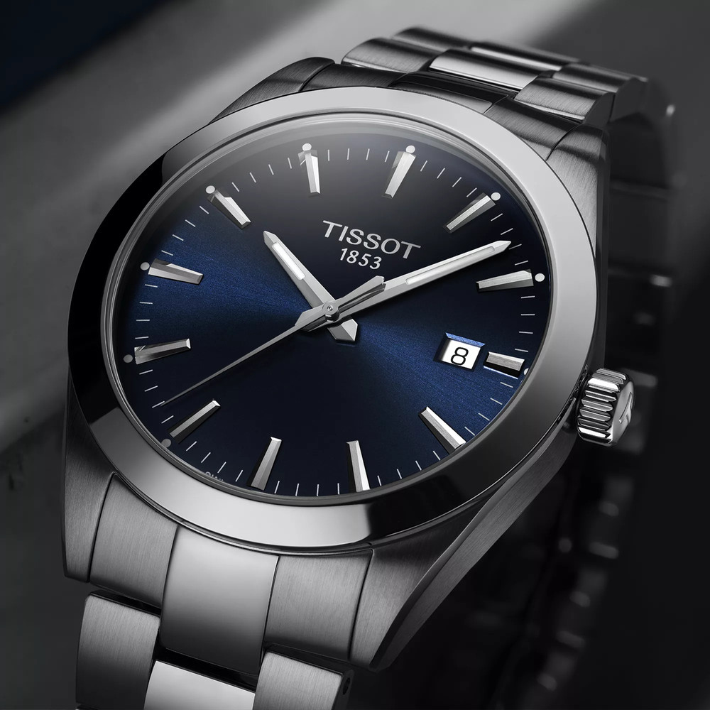 Tissot Gentleman Sapphire Blue Dail Men’s SWISS Watch – T127.410.11.041.00