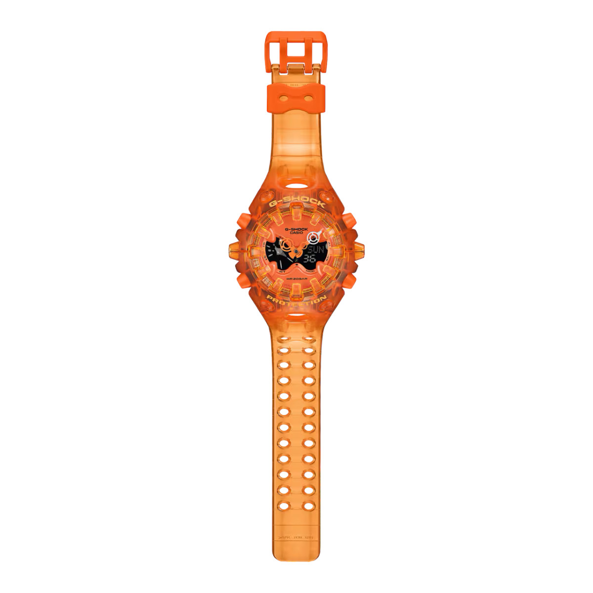 Casio G-Shock GA-V01 Series Analog Digital Orange Resin Watch GAV01SKE-4A