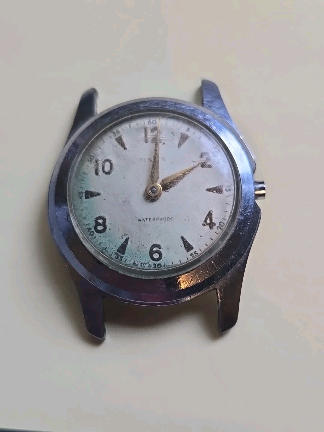 1950’s Timex Men’s Waterproof 33mm Watch US Time For Parts