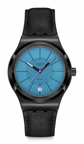 SWATCH IRONY SISTEM51 UNISEX CASUAL WATCH STAINLESS STEEL QUARTZ – BLACK