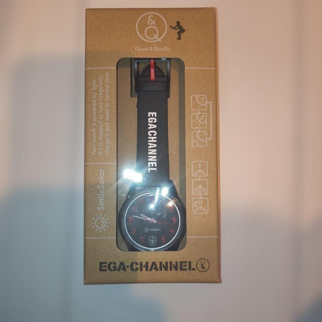 EGACHANNEL Citizen Collaboration Wristwatch Black