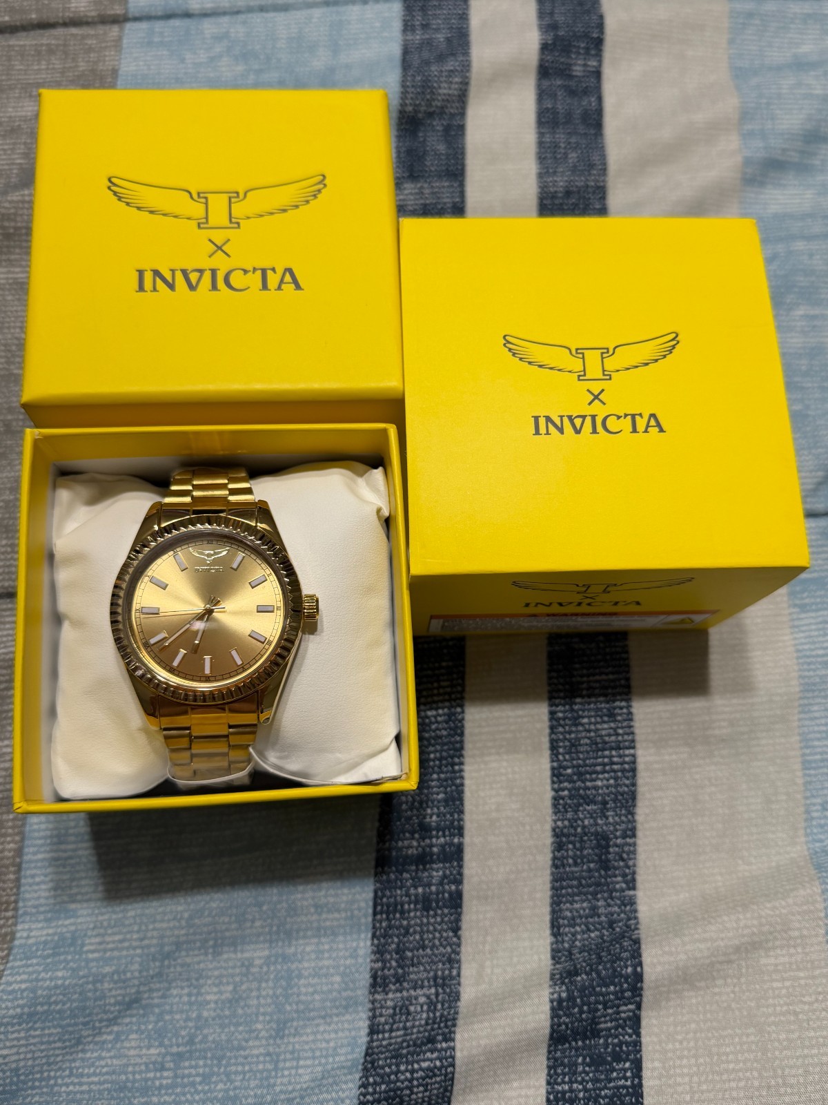 Men’s Invicta Specialty I by Invicta Men’s Watch – 40mm, Gold 69004 New In Box