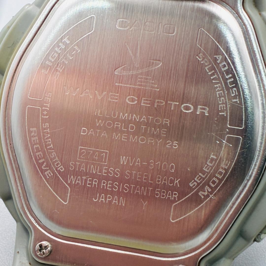 [Working Condition] Casio Wave Ceptor WVA-310Q Radio-Controlled Solar Watch, Blu