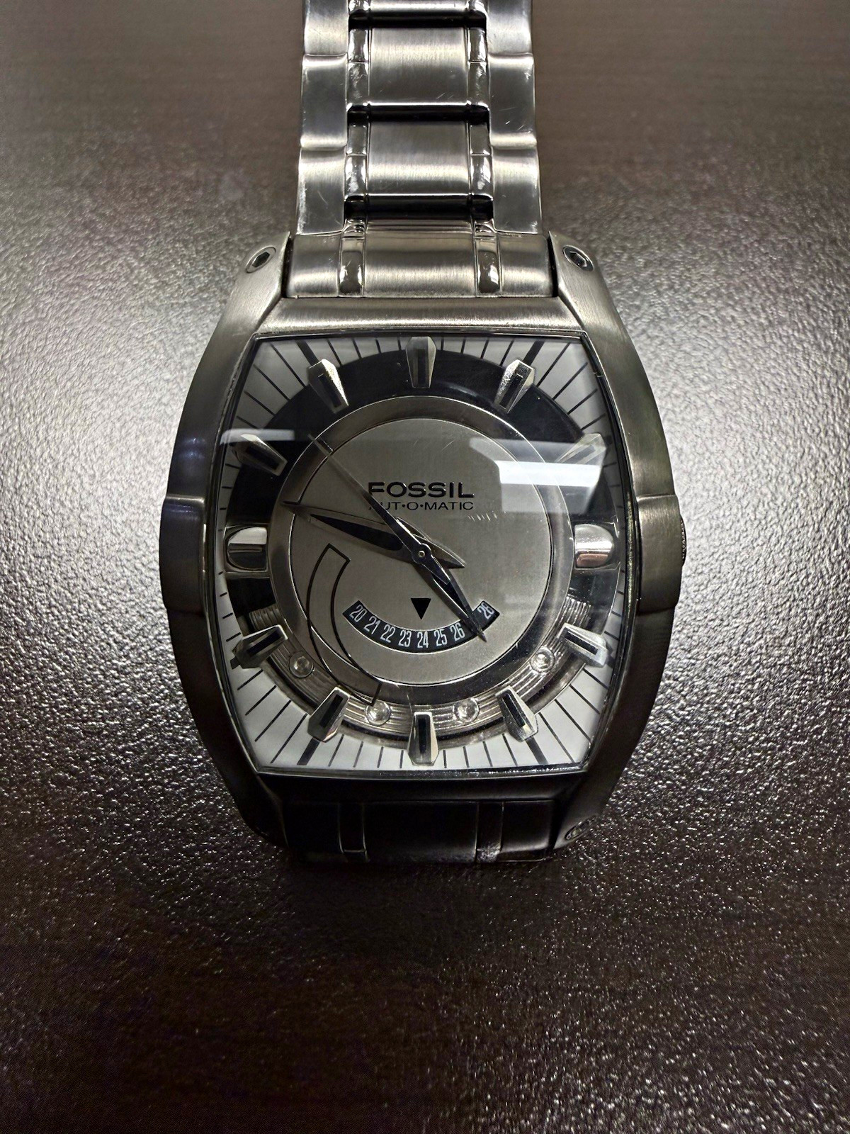 Fossil Arkitekt Automatic FS4196 Self Winding Men’s Watch Gunmetal Steel