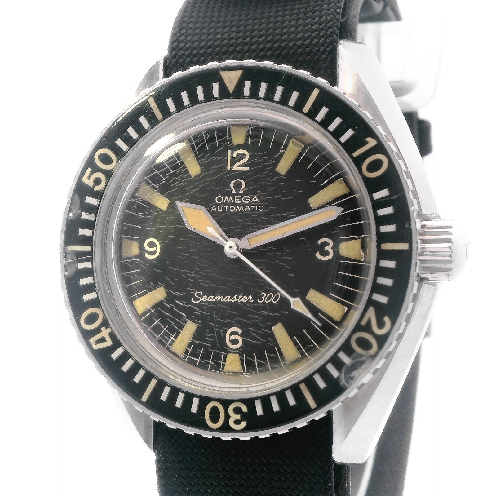 Omega Seamaster 300 SS 165.024 with Custom Omega Strap