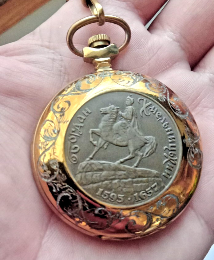 Russian “Molnija” pocket watch. Original. Mechanical. 18 jewels. Running.