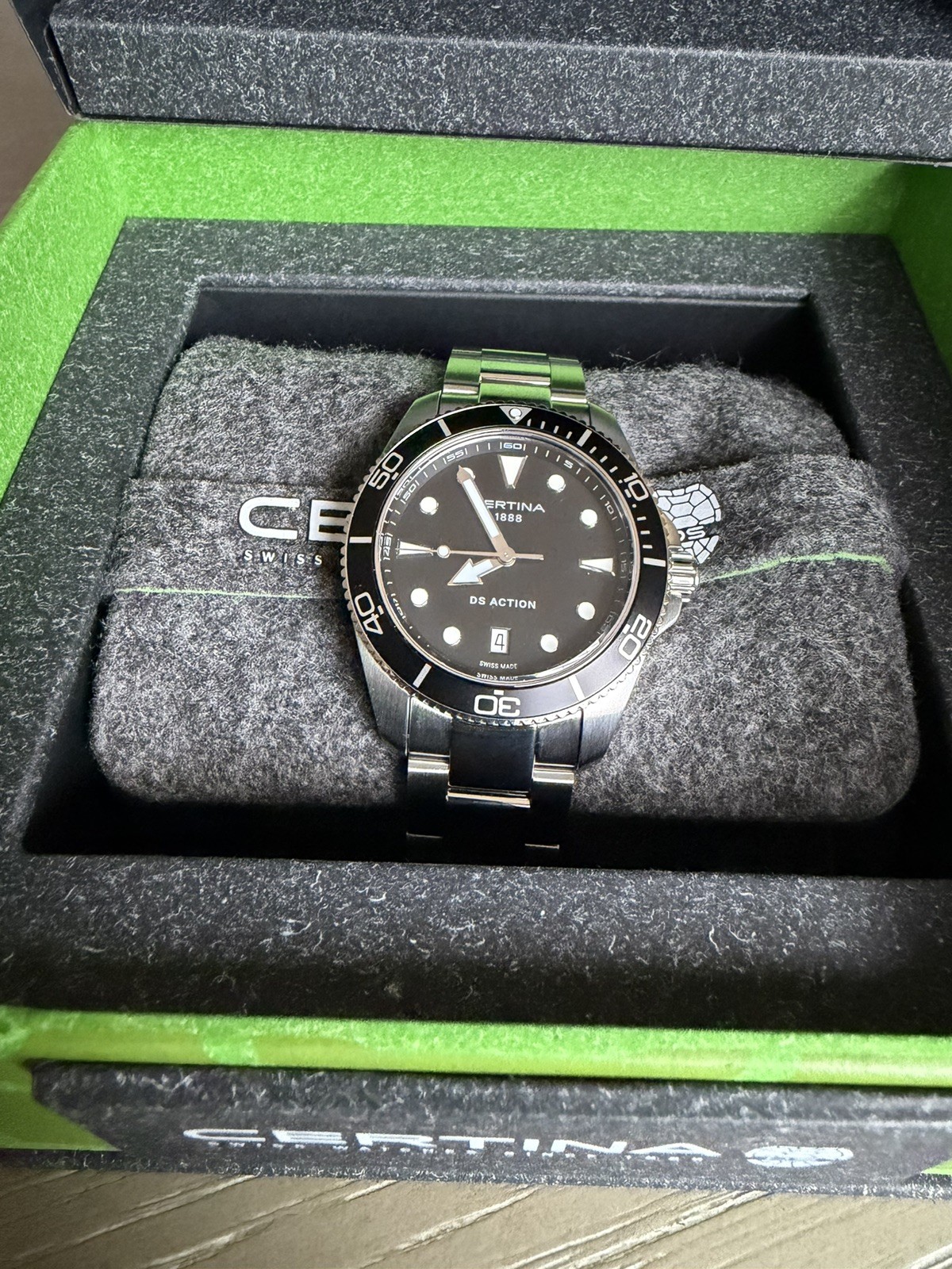 Certina DS Action Diver 40.5mm Quartz Back Dial Men’s Watch C0484074404100